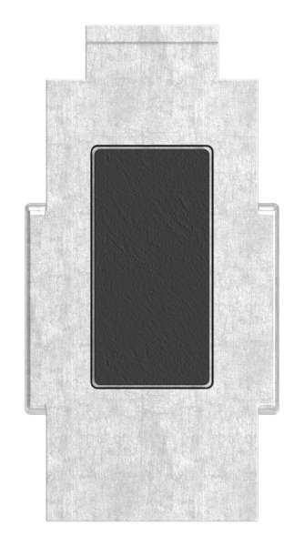 Sicherungsboden Edelstahl V4A -1-4401-04- fuer Endklemme Mod- 25-88-1125-EK-B.V4A