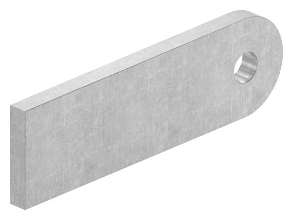 Anschweisslasche Stahl 100 x 30 x 6 mm mit Rundloch Ø 9 mm-88-1154112-ST.RL