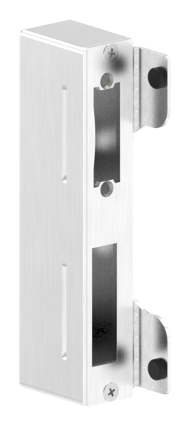 Gegenkasten Edelstahl V2A fuer Schlosskasten 30 mm- Abstand 72 mm- zum Anschweissen- eckig-88-1159300-240.30
