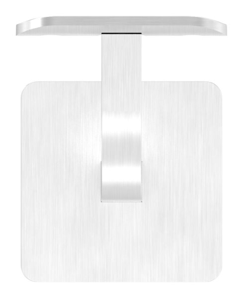 Handlaufhalter mit Cliprosette und Halteplatte fuer Ø 42-4 mm V2A-11-2083.4