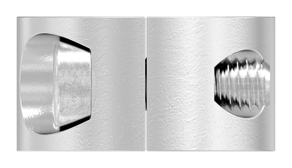 Rundklemme Edelstahl V4A fuer Seil Ø 5 mm 2-teilig-88.11100072005