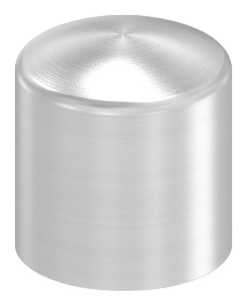 Endkappe Edelstahl V2A fuer Ø 10 mm Rundmaterial- leicht gewoelbt zum Kleben-11-4013.4