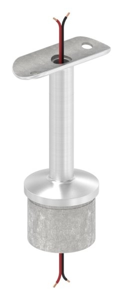 Rohrabschlussstopfen V4A fuer Rohr Ø 42-4 mm Stift Ø 14 mm fuer LED Handlauf-88-1160421-V4A.LED