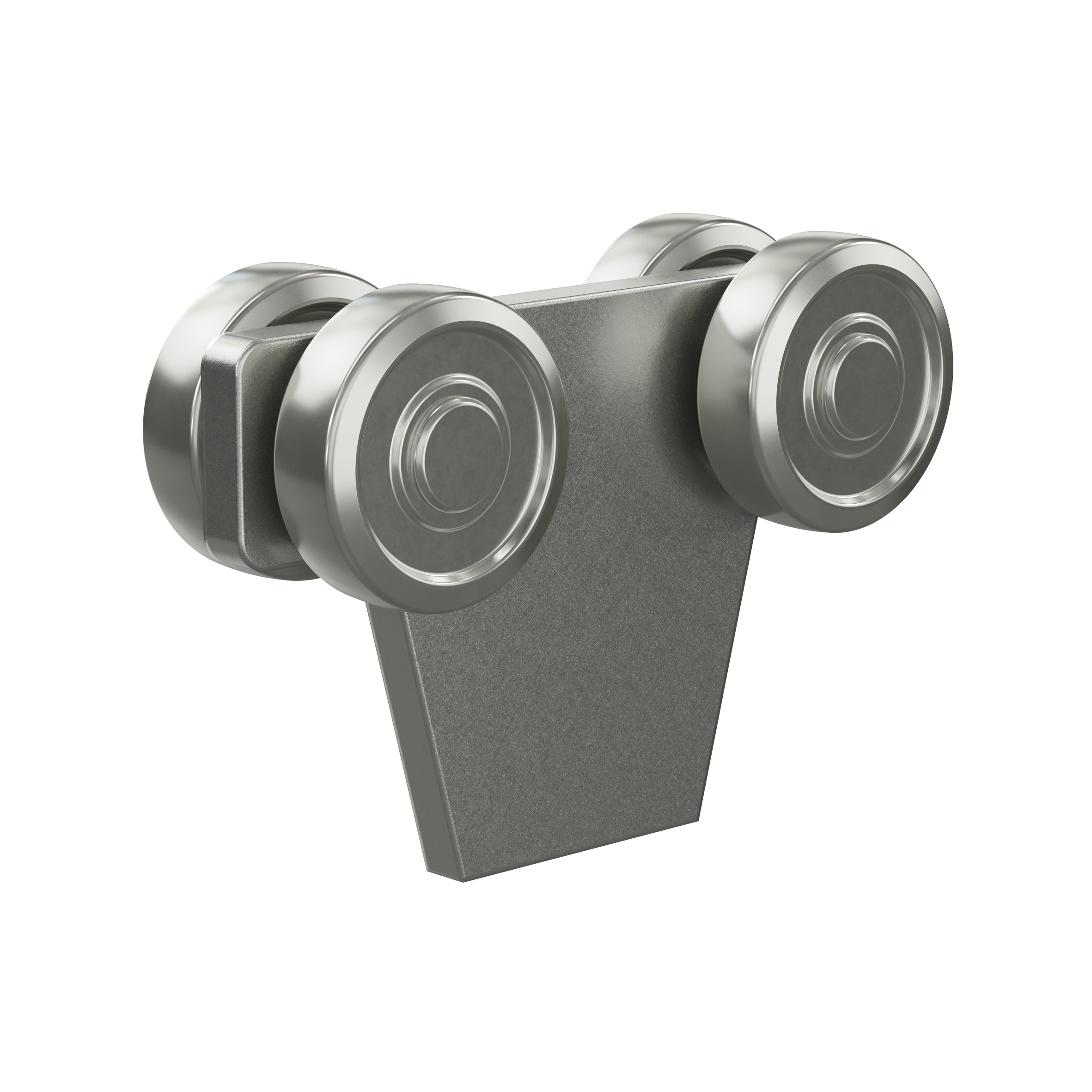 Doppelrolle zum Anschweissen MEA Gr- 0 verzinkt Ø 22 mm 10336842-60-0022.7