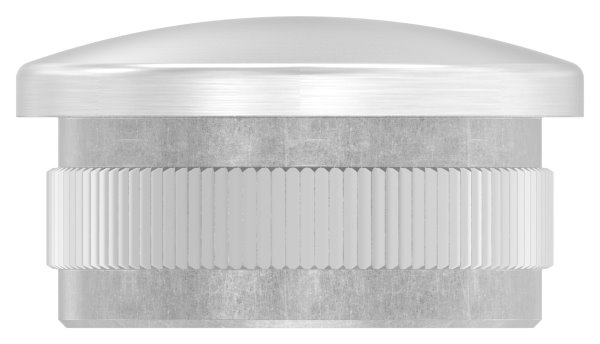 Rohrstopfen fuer Ø 33-7x2-0 mm leicht gewoelbt zum Einschlagen V2A-11-5210.4