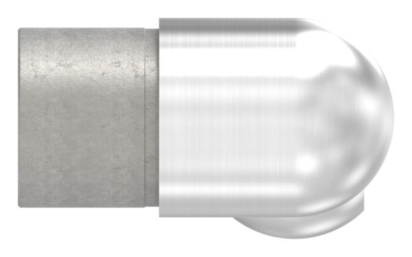 Gelenkstueck V2A fuer Rohr Ø 42-4 x 2-0 mm links geschliffen K240-88-1156258-320.L