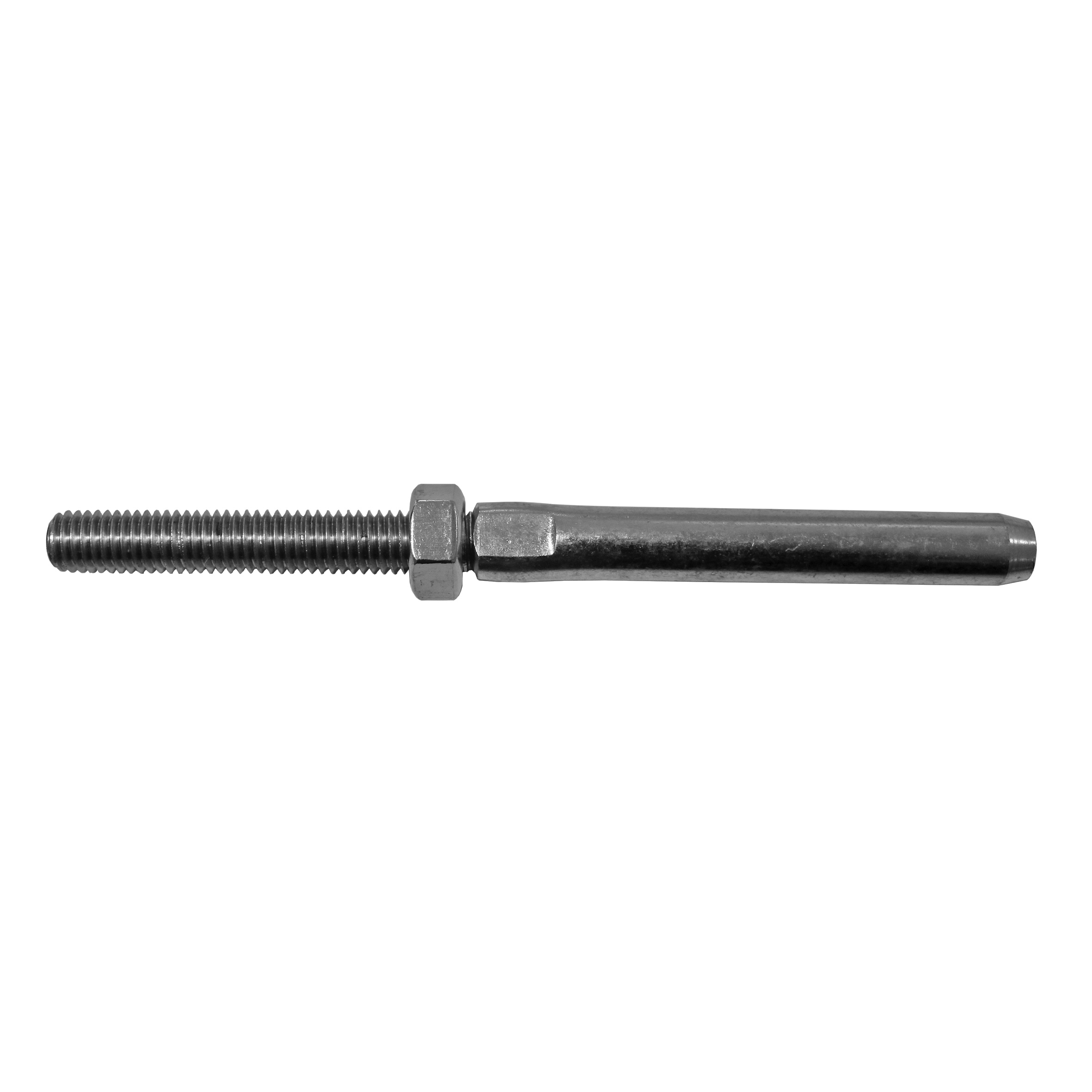 Presshuelse Edelstahl AISI 316 fuer 3 mm Kabel- Laenge 100 mm geschliffen-89-11A14L53-A.4