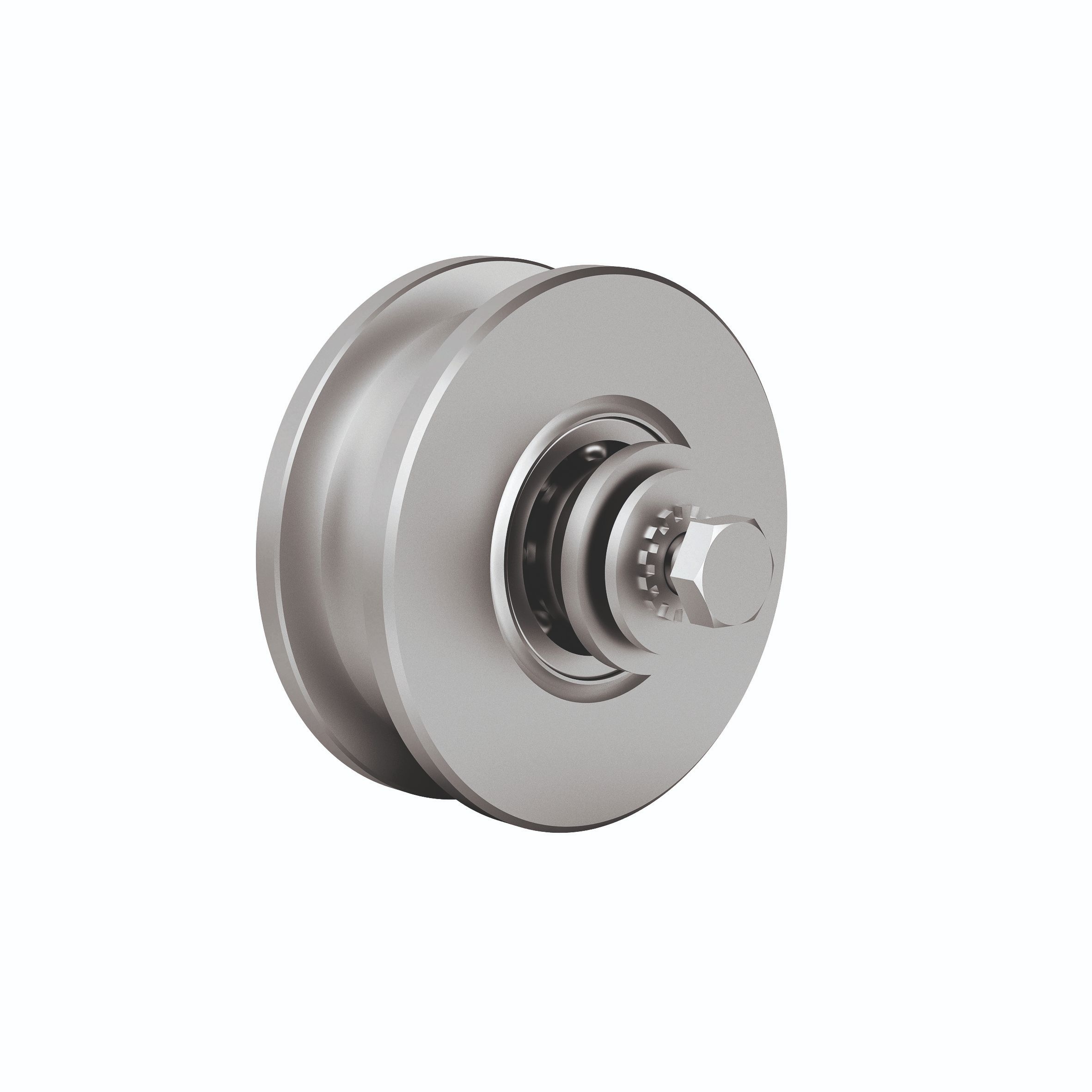 Laufrolle unten- doppelt gelagert- Rollen- Ø 75 mm MEA 10337634-60-0199.7