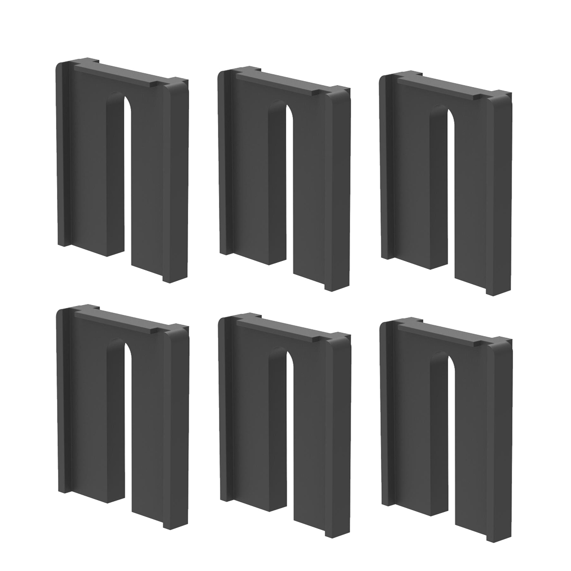 Abstandshalter Kunststoff 5 mm Dicke fr Kamm -6 Stck-89-11A1901PVC05-A.4