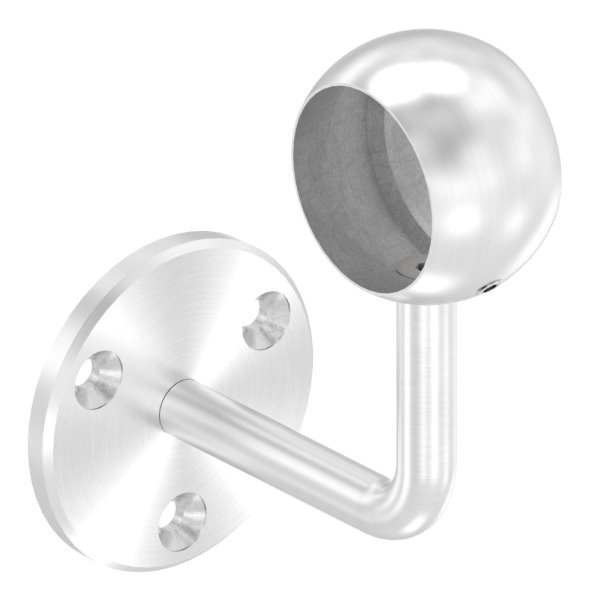 Handlaufhalter mit Kugelring fuer Rundrohr Ø 42-4 mm V2A-11-2117.4