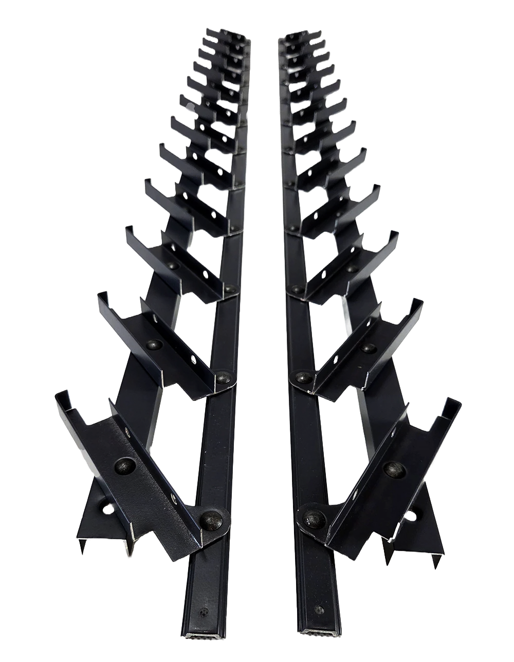 Vertikales Jalousiesystem Aluminium 1090 mm Schwarz RAL 9004 Paar-89.FGSWSV1090ALR9004