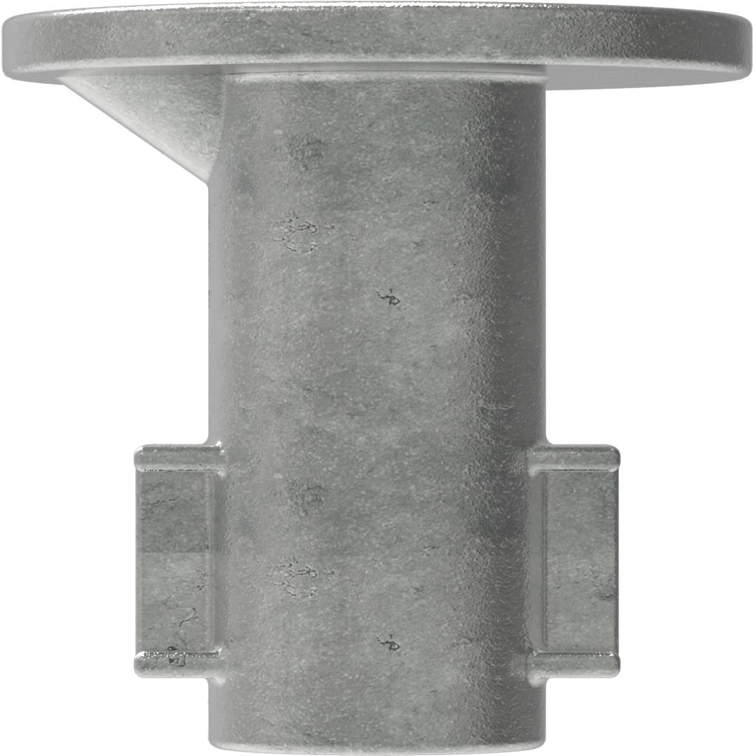Rohrverbinder Bodenhuelse Ø 33-7 mm -1- - Temperguss verzinkt - 134B34-134B34