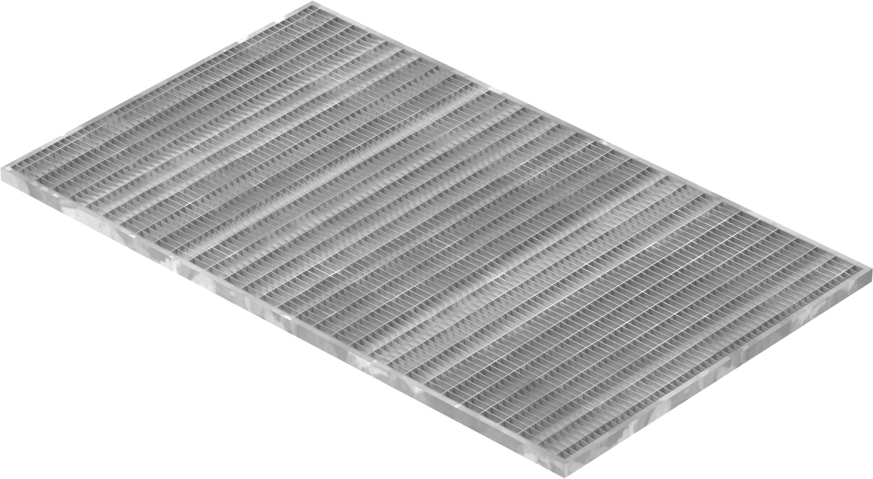 Lichtschachtrost Baunormrost - Masse-  590x990x20 mm 30-10 mm - aus S235JR -St37-2- im Vollbad feuerverzinkt-23-59993120.7