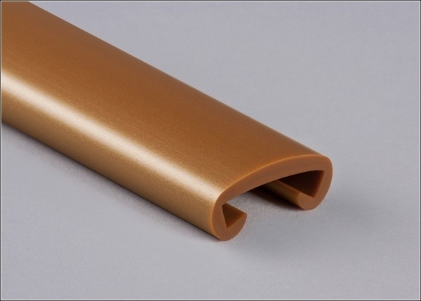 Kunststoffhandlauf fuer 40 x 8 mm Profil- Kunststoff- kupfer- Rolle 25 m-88-11F408.519