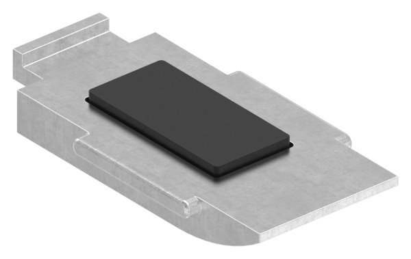 Sicherungsboden Edelstahl V4A -1-4401-04- fuer Endklemme Mod- 25-88-1125-EK-B.V4A