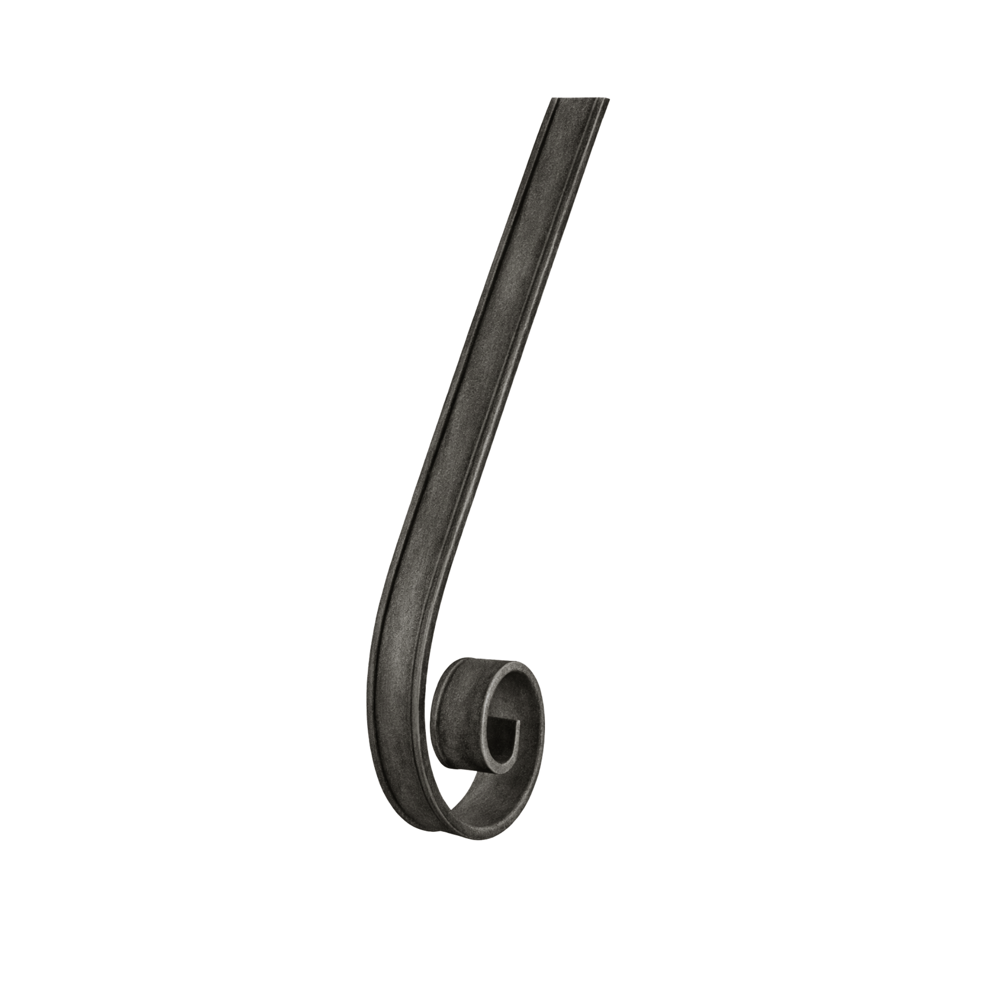Handlaufanfaenger gerollt Stahl roh 200 x 180 mm passend zu 114-A-6-88-112088.50