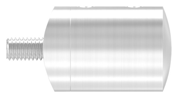 Querstab-Endhalter Edelstahl V2A fuer Rohr Ø 42-4 mm Sackloch Ø 10-2 mm links-88-1150399.240AL