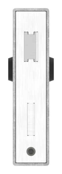 Schlosskasten - Masse- 173x60x40 mm - Dorn- 40 mm - Stahl -roh- S235 JR-30-3201.8