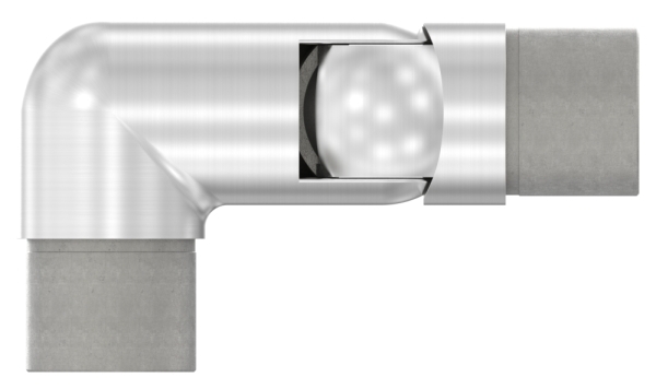 Gelenkstueck V2A fuer Rohr Ø 42-4 x 2-0 mm links geschliffen K240-88-1156258-320.L