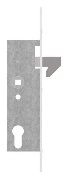Einsteckschloss verzinkt Edelstahl Stulpe Dornma 35 mm Hakenfalle Schiebetor-11-3926.4