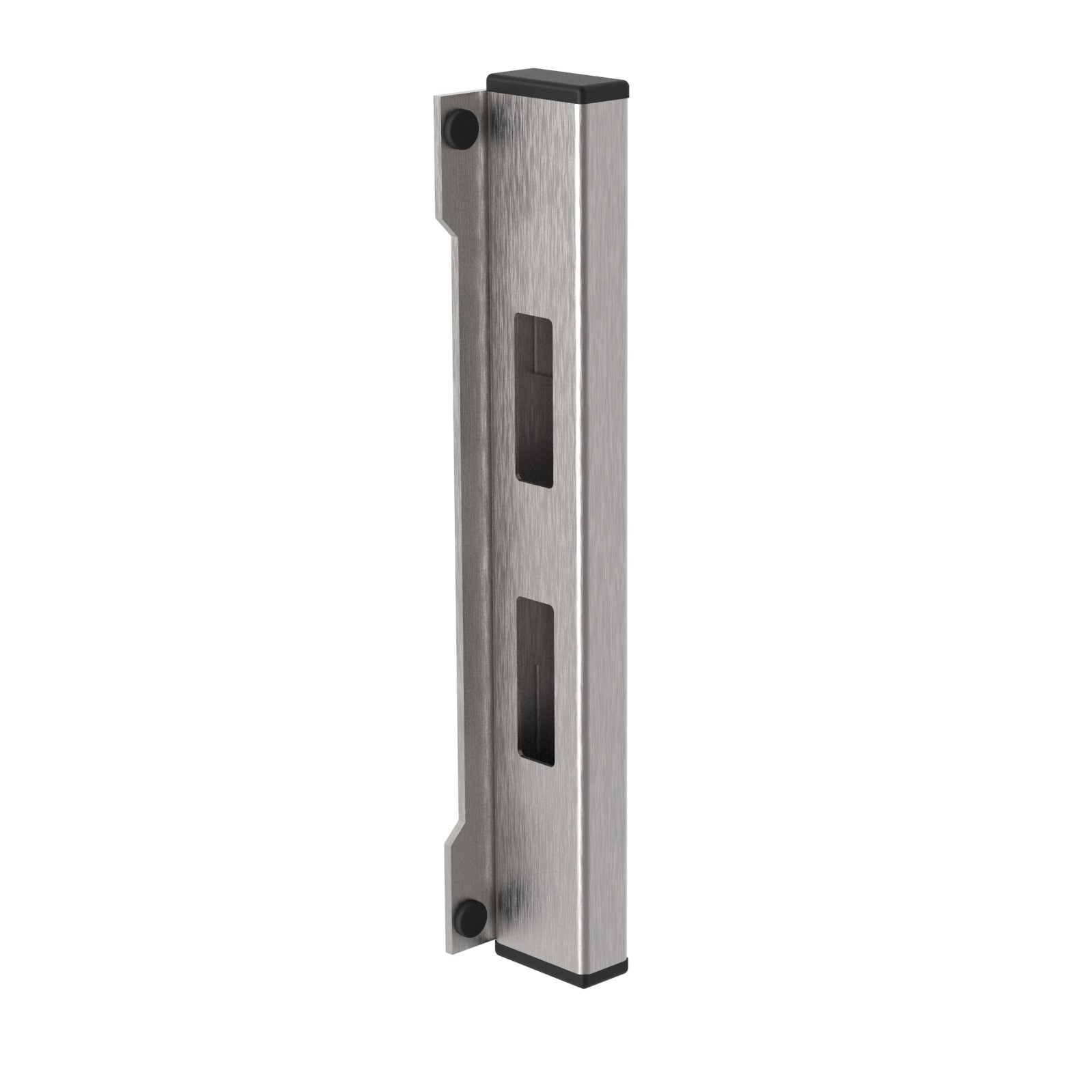 Toranschlag universal Edelstahl 40x20 mm geschliffen-89-11B86240X20-A.4