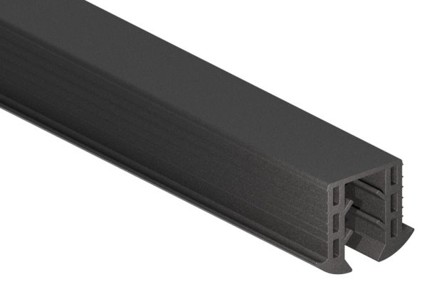 Keildichtung Glas 8-00 - 10-76mm- fuer Nut 24 x 24mm- Laenge 6m- EPDM-88-1160360-GU.6M