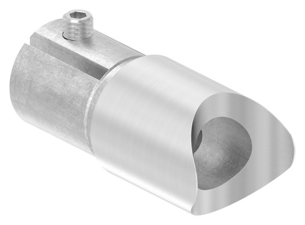 Anschlussstueck 90° V2A fuer Rohr Ø 33-7 mm mit Klemmschraube-11-3658.4