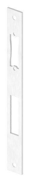 Schliessblech Edelstahl V2A Breite 26 mm geschliffen Korn 240-88-1159190-240.26