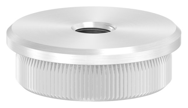 Rohrstopfen flach mit M8 fuer Ø 33-7x2-0 mm V2A-11-5120-A.4