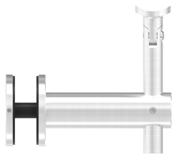 Handlaufhalter V2A Anschluss 42-4 mm Wandabstand 82 mm fuer Glas Gelenk-11-2063.4