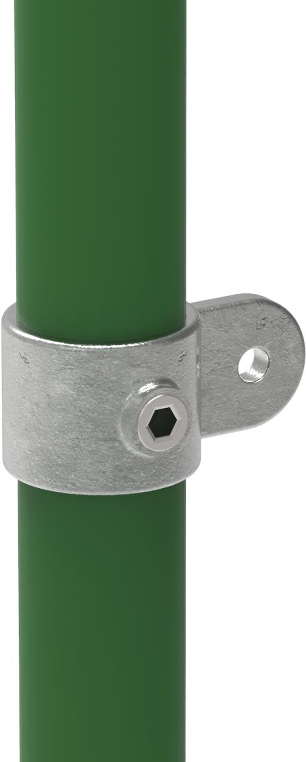 Rohrverbinder Gelenkauge einfach Ø 26-9 – 60-3 mm - Temperguss verzinkt - 173M-173M