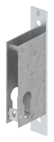 Rohrrahmen-Riegelschloss Zinkdruckguss Dornmass 35 mm Riegelausschluss 22 mm fuer Profilzylinder-88-1140111.35