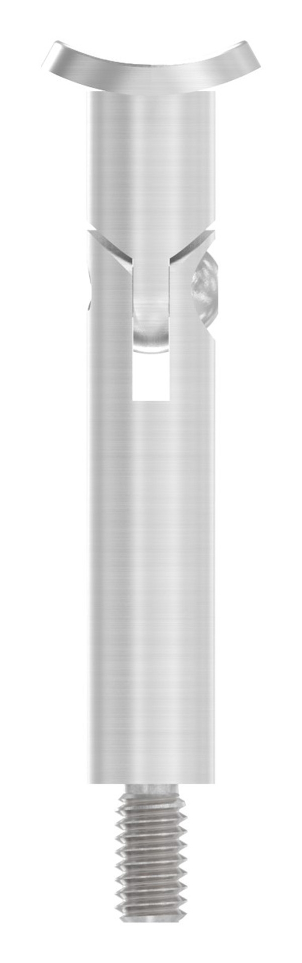 Gelenkstift mit Halteplatte - Anschluss- Ø 42-4 mm - V2A-11-3831.4