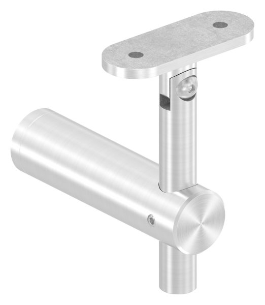Handlaufhalter mit Gelenk und Halteplatte fuer flachen Anschluss V2A-11-2057.4