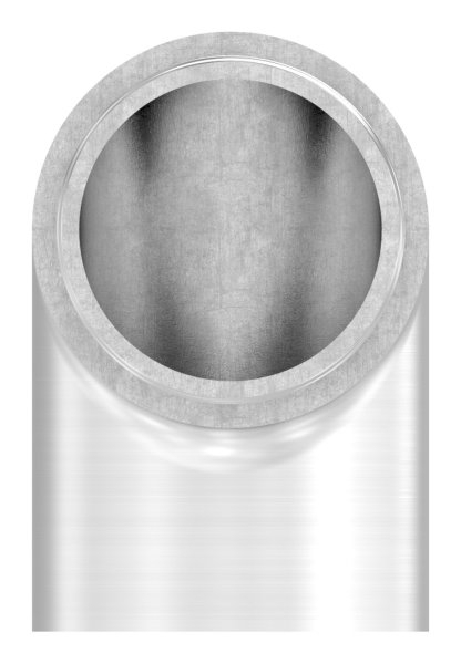 Endstueck 90° flach-eckig- fuer Rundrohr Ø 33-7x2-0 mm V2A-11-3390.4