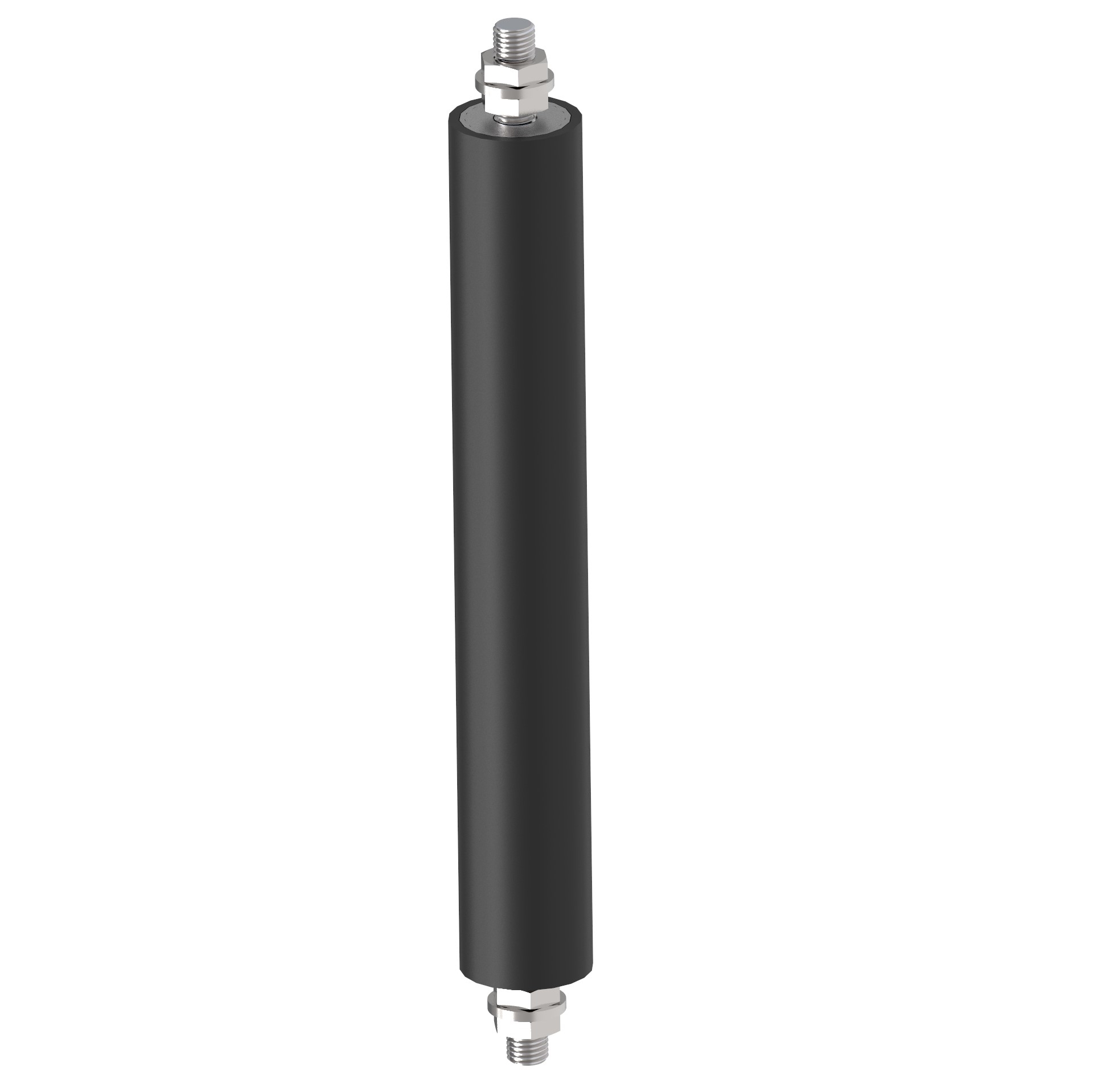 Obere Fhrungsrolle Stahl - Gummi  50 mm H=340 mm zum Anschrauben-89-11H29V-A.4