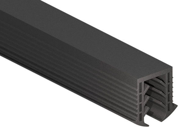 Keildichtung EPDM fuer Glas 10-00–13-52 mm- Nut 27x30 mm- L = 6000 mm-88-1160365-GU.6M