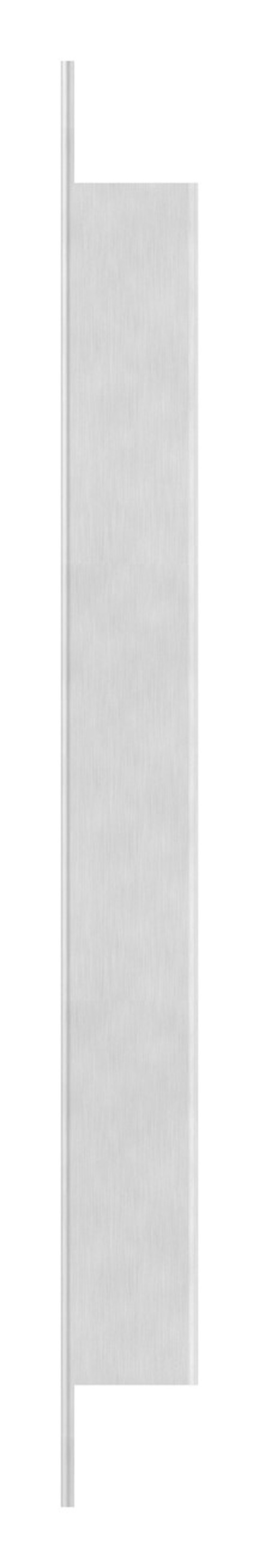 Gegenkasten Edelstahl V2A- geschliffen Korn 240- 40 mm- Abstand 72-92 mm- DIN Links-88-1159115-240.L