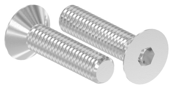 Senkkopfschraube V4A M6x25 Innensechskant ISO 10642-13-0004.1