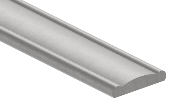 Handlauf Stahl roh 40 x 8 mm- L = 3000 mm- gewoelbt-88-11114-A.5