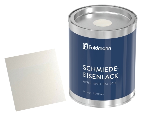 Schmiedeeisenlack Weiss matt 5L-88.117101