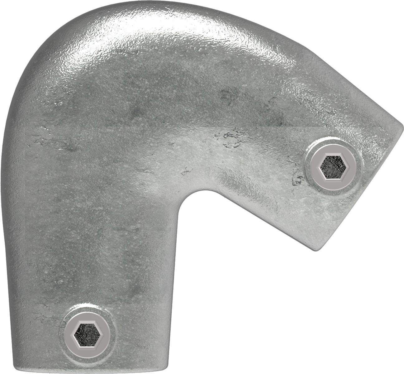 Rohrverbinder Bogen variabel 40-70° Ø 42-4 mm -1 1-4- - Temperguss verzinkt - 123C42-123C42