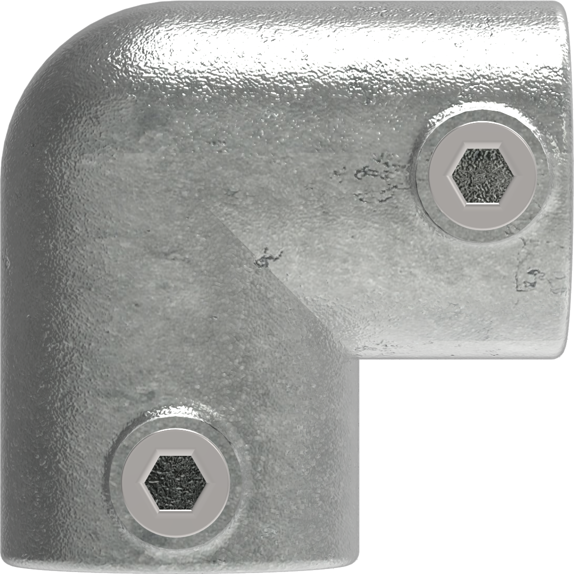 Rohrverbinder Bogen 90° Ø 17-2 mm -3-8- - Temperguss verzinkt - 125S17-125S17