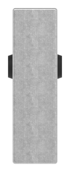 Kastenschloss Edelstahl geschliffen 50 x 94-5 x 172 mm mit verzinktem Schloss-30-3204.8