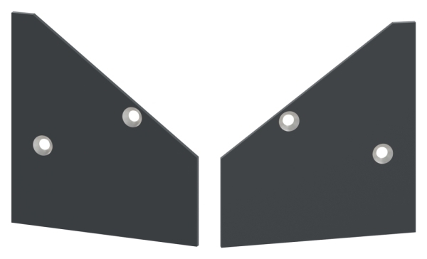Montage-Set Aluminium RAL 7016 fuer Glas 17-52 mm L = 2405 mm-88-11VDE-GU-2400-17.7016