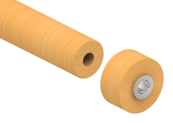 Bohrlehre fuer Holzhandlauf Ø 42-4 mm fuer Duebel Ø 15 mm-88-11H-BL42.15