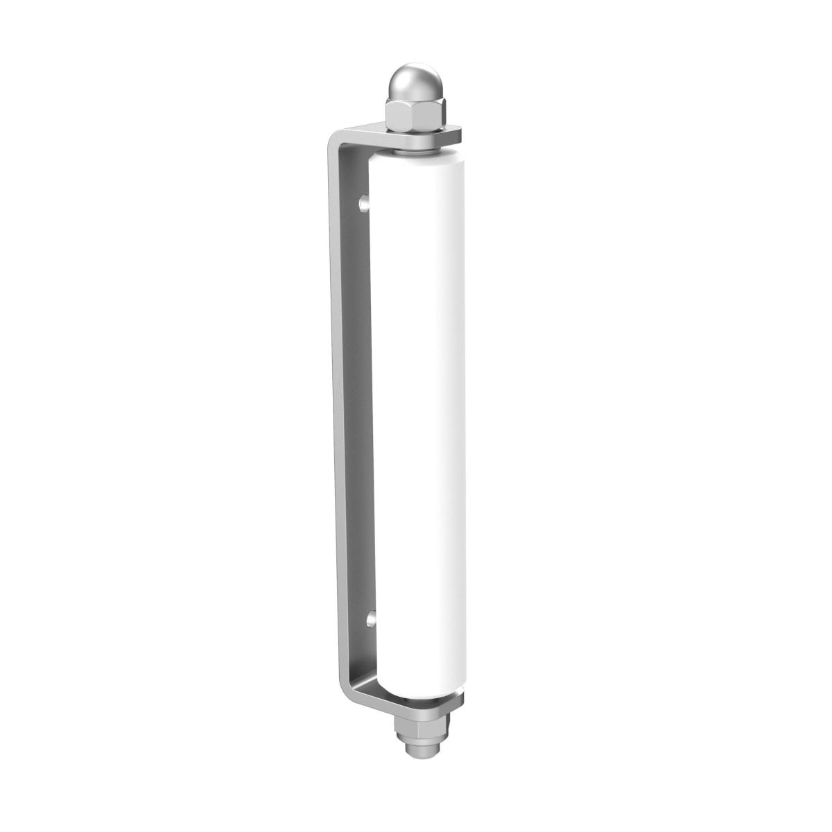 Fhrungsrolle Stahl verzinkt mit Nylonrolle  62 mm zum Anschrauben-89-11H21152W-A.4