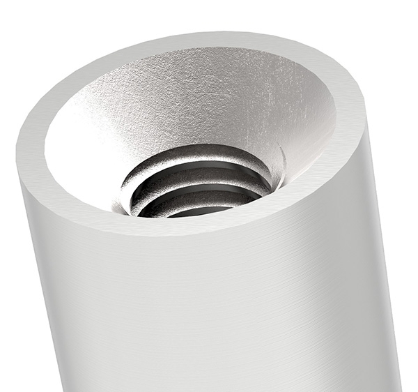 Edelstahl Traegerstift Ø 12 x 100 mm - mit Aussen- - Innengewinde -V4A-11-2168.1