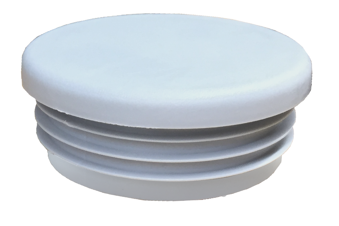 Rohrverbinder - Kunststoffstopfen hellgrau - 133B34 - 33-7 x 1 - 2 mm - 1-133B34