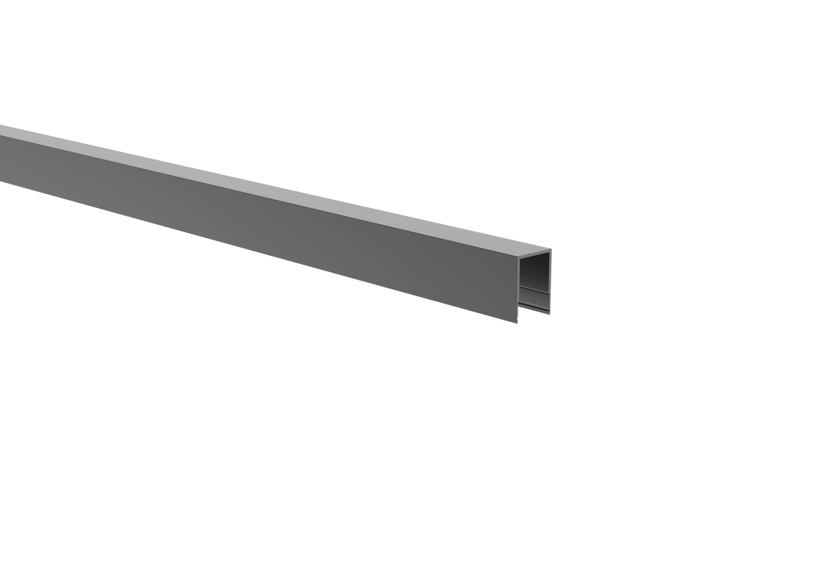 Click-Lock Abschlussleiste Aluminium 20x28 mm 2000 mm Anthrazit RAL 7016 pulverbeschichtet-89-11FGFC202000R7016-A.4